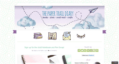 Desktop Screenshot of papertraildiary.com